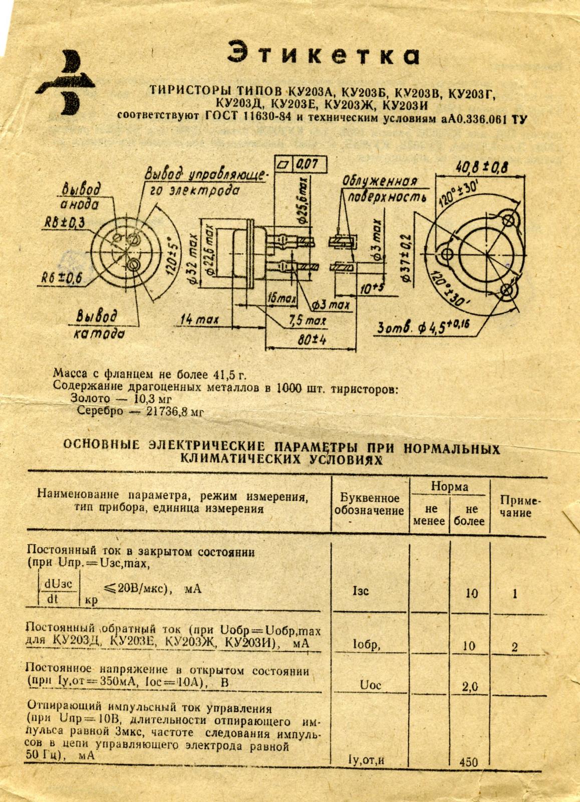 Симисторы Симисторы